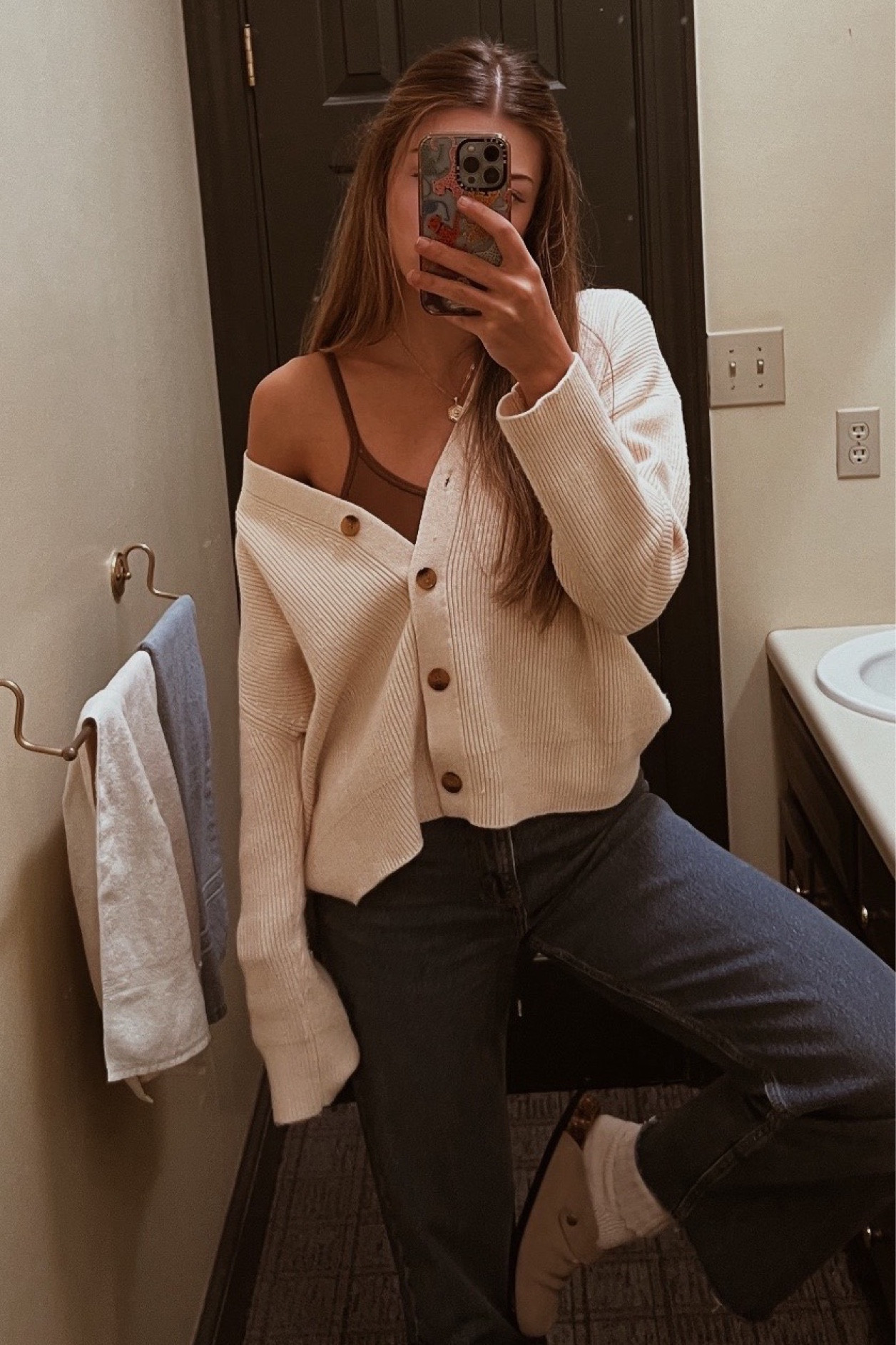 Cozy office fit. Office approved but can also wear to target is a win for me:) 

#LTKSeasonal