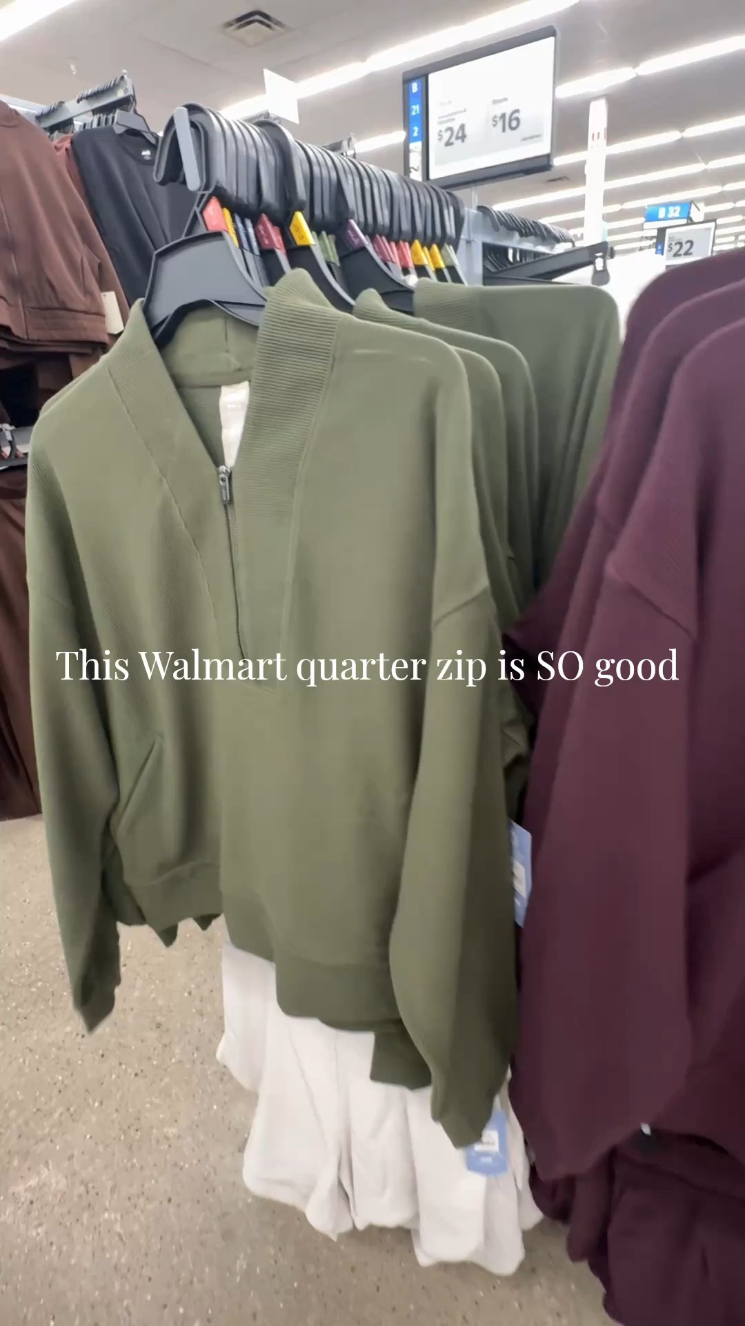 This quarter zip is such a good everyday staple 🤎 The ribbed texture makes it feel a little more elevated, and I love that it comes in XS–4X!

#LTKPlusSize #LTKPetite #LTKMidsize