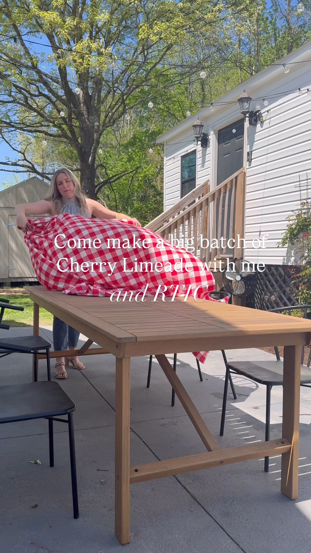 Make Big batch cherry limeade for your next get together, perfect with the rtic half time cooler. Which holds 3 gallons and multiple people can pour from 