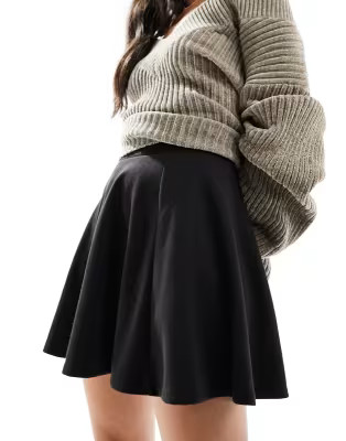 Pimkie mini skater skirt in black | ASOS (Global)