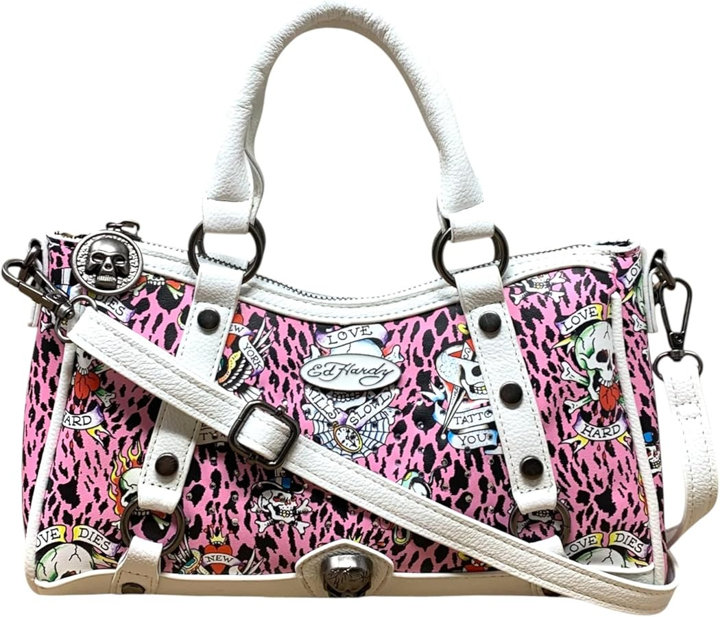 ED HARDY Women's Small Hazel Satchel Bag | Amazon (US)