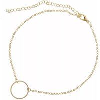 Delicate Gold Circle Choker Necklace | Etsy (UK)