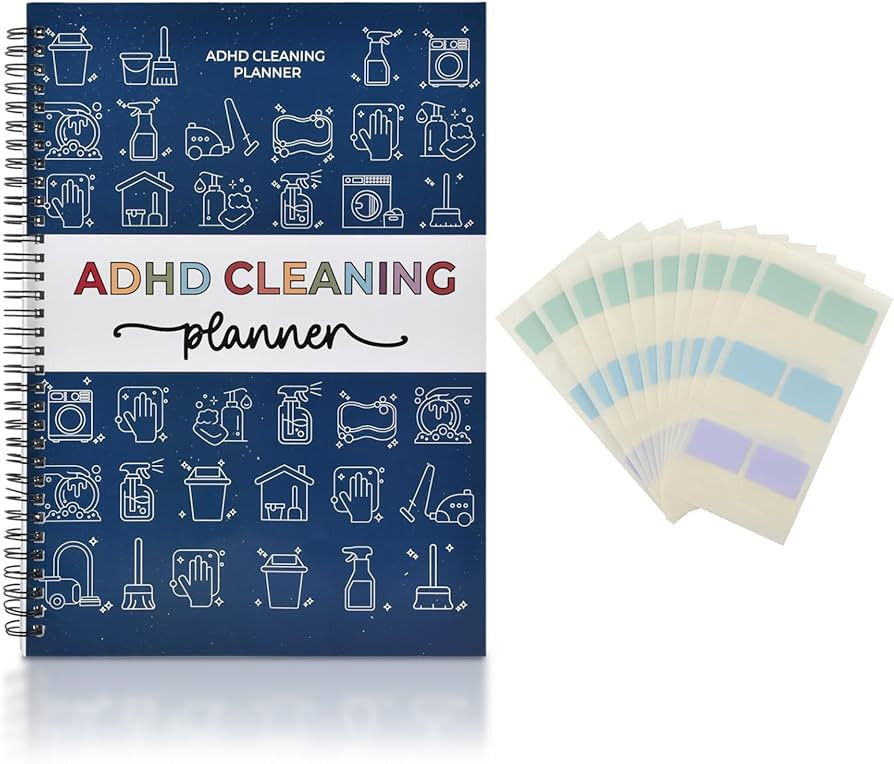 Adhd Cleaning Planner Daily Weekly Monthly Yearly Household Cleaning Planner Cleanings Schedule C... | Amazon (US)