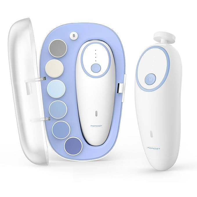 Momcozy Baby Nail File Electric, Gentle Baby Nail Trimmer Electric, Baby Nail Clipper with Night ... | Amazon (US)