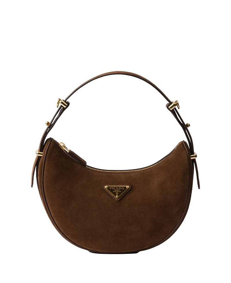 Prada Arque Suede Shoulder Bag | Bloomingdale's (US)
