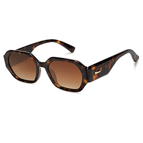 SOJOS Retro Polarized Sunglasses Rectangle For Women Men SJ2232 | Amazon (US)
