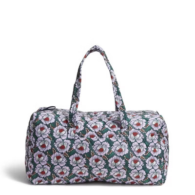 Vera Bradley Women's Outlet Ultralight Large Travel Duffel Lotus Sea Moss | Target