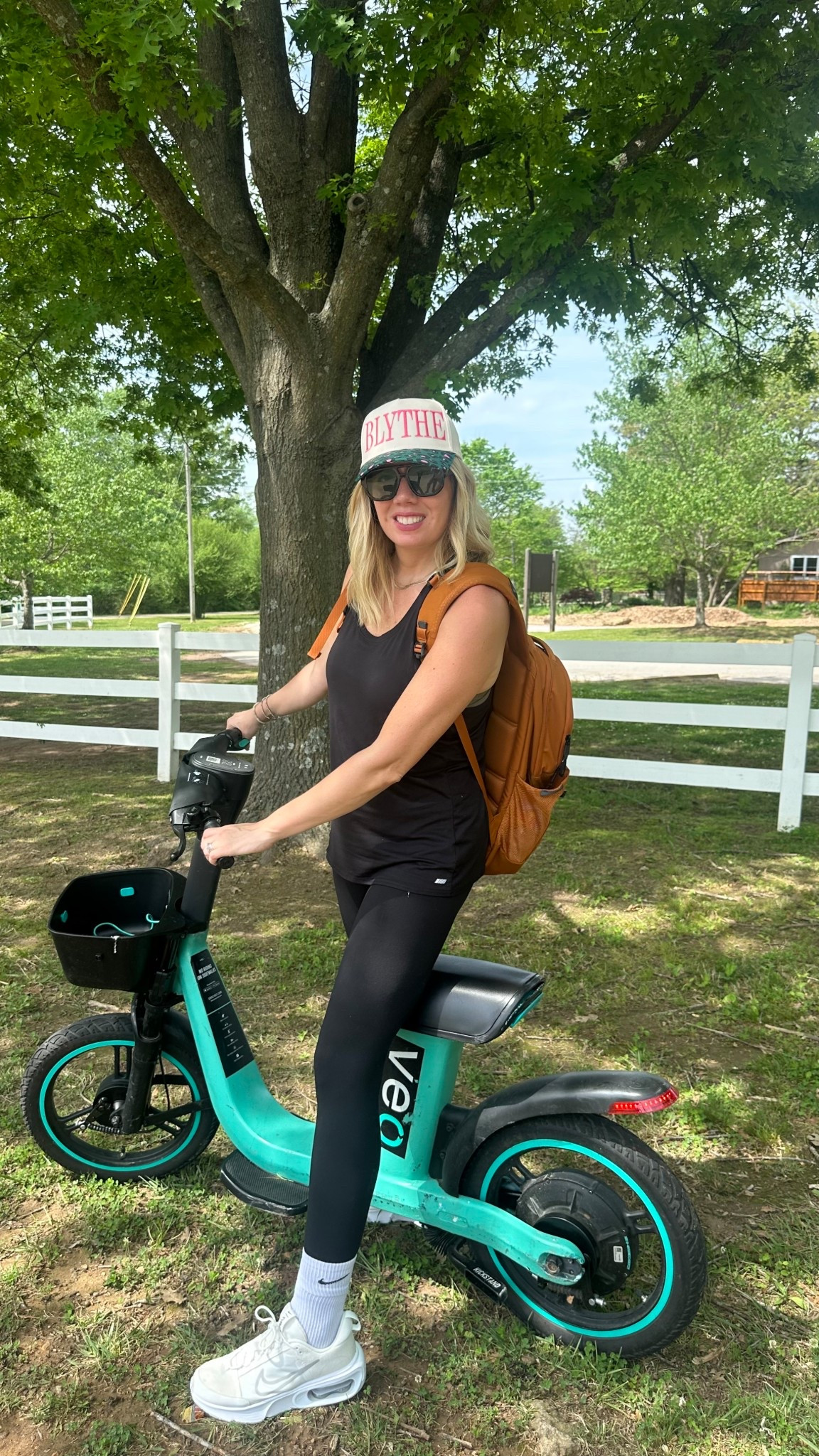 Leggings and leggings tank top, Nike shoes, bike riding, athletic outfit 

#LTKActive #LTKfitnessgoals #LTKdayinmylife