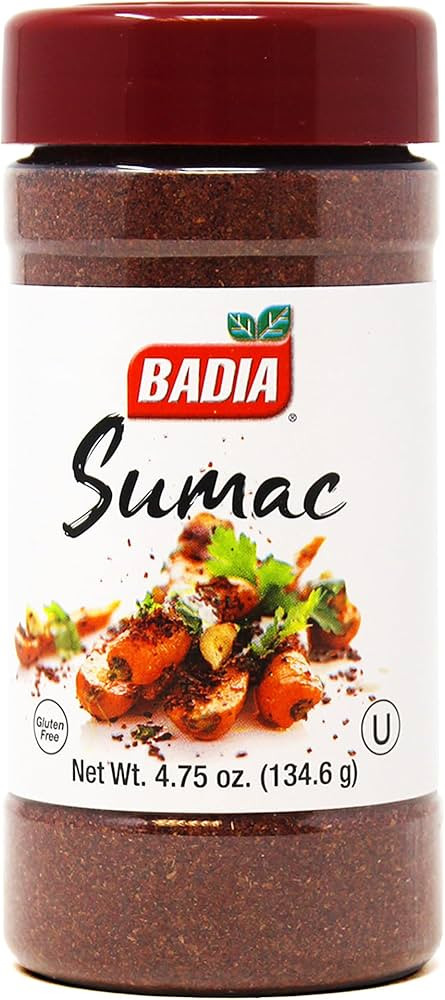 Badia Sumac Spice, 4.75 oz - Ground Sumac Seasoning, Tangy Citrus, Authentic Flavor, Gluten Free,... | Amazon (US)