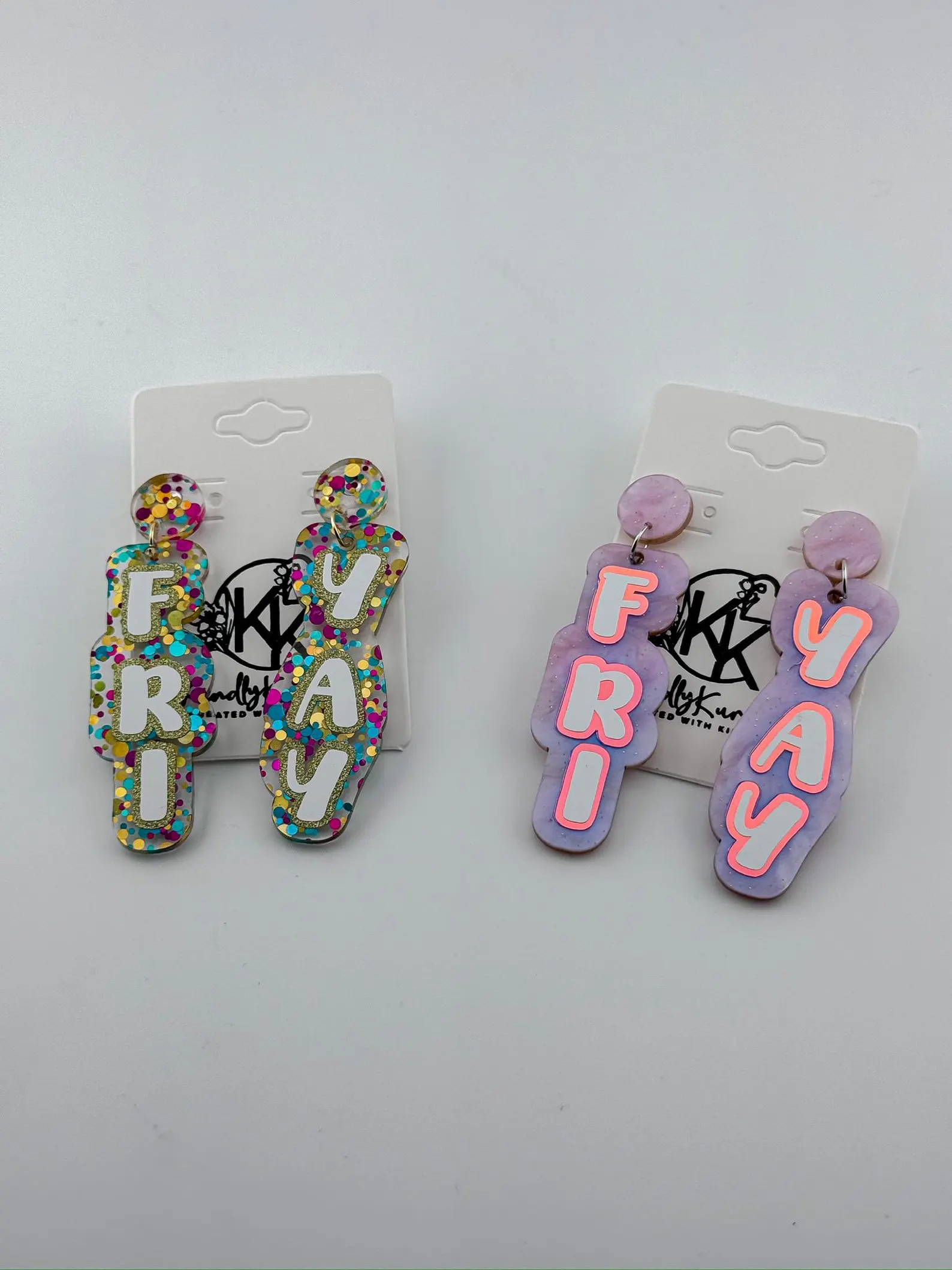 FRI YAY Fun Teacher Dangler Earrings - Etsy | Etsy (US)