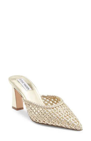 Steve Madden Emmie Pointed Toe Mule in Gold at Nordstrom Rack, Size 8.5 | Nordstrom Rack