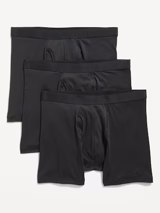 Go-Dry Cool Performance Boxer-Brief Underwear 3-Pack -- 5-inch inseam | Old Navy | Old Navy (US)