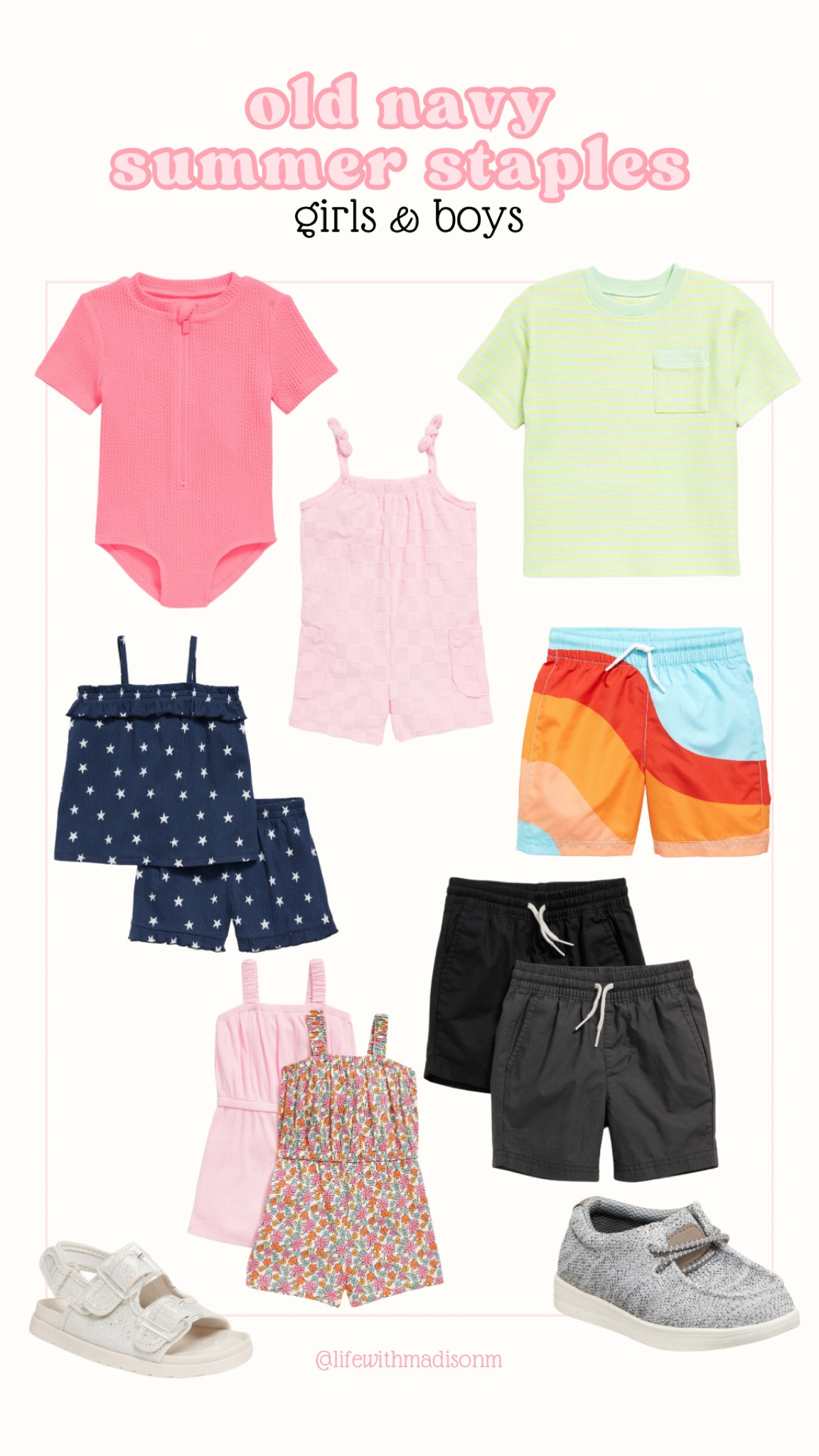 My latest old navy order! So many cute summer basics for littles and sooo affordable. 

#LTKSeasonal #LTKFamily #LTKKids