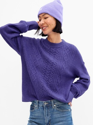 Forever Cozy Cable-Knit Sweater | Gap Factory