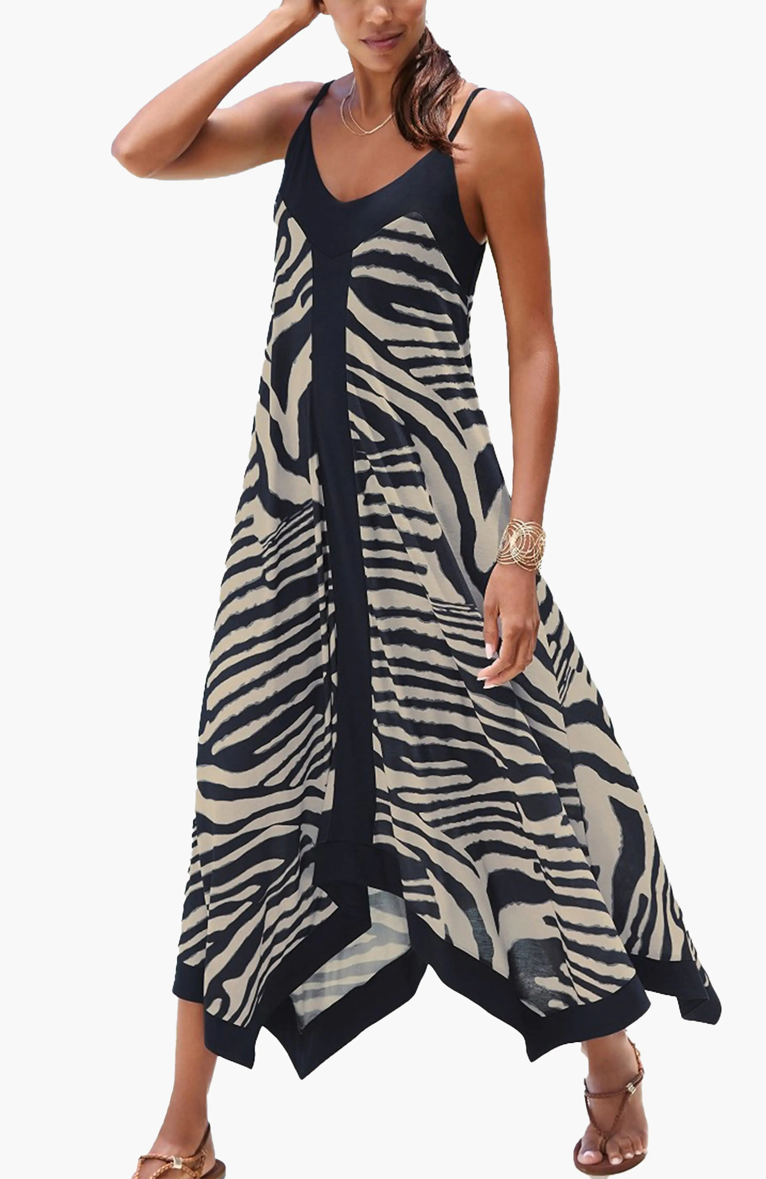 Women's Color Block Trim Print Dress (Women) | Nordstrom | Nordstrom