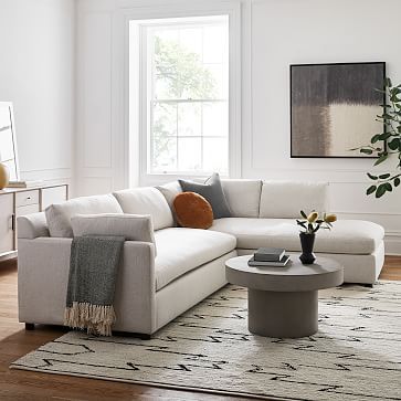 Marin Terminal Chaise Sectional | West Elm (US)