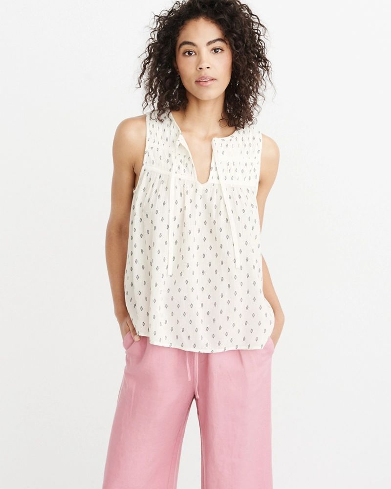 Womens Printed Tank | Abercrombie & Fitch US & UK