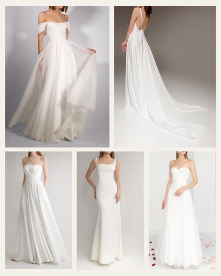 Chic, minimal bridal dresses and gowns.

#LTKstyletip #LTKwedding #LTKparties