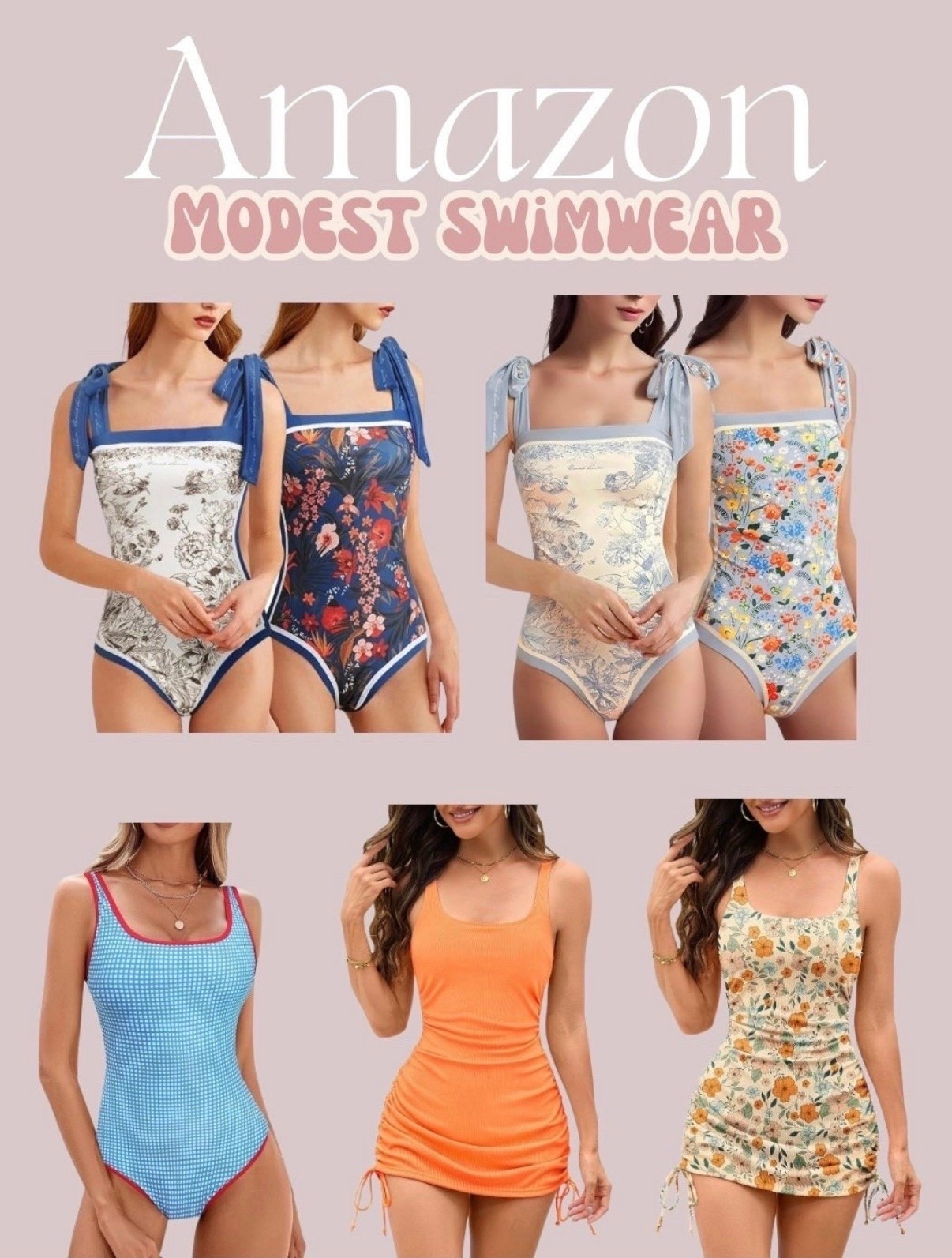 Modest swimwear from Amazon, Vacation finds from Amazon
Resort wear, vacation outfit, swimsuit coverup
| amazon | amazon swim | amazon swimsuit | swimwear  | vacation | travel | tropical | high waisted swimsuit | mom swimsuit | maternity swimwear | beach | amazon beach | swimming | pool | resort | resort wear | resort outfit | coverup | swimsuits | bikini | swimwear | swimsuit | bathing suit | two piece swimsuit | one piece swimsuit | full coverage | Cabo | cruise | island | summer | spring | vacation finds | preppy | vacation dress | summer dress | tropical dress | coverup | swim coverup | honeymoon

#LTKSwim #LTKTravel #LTKSeasonal