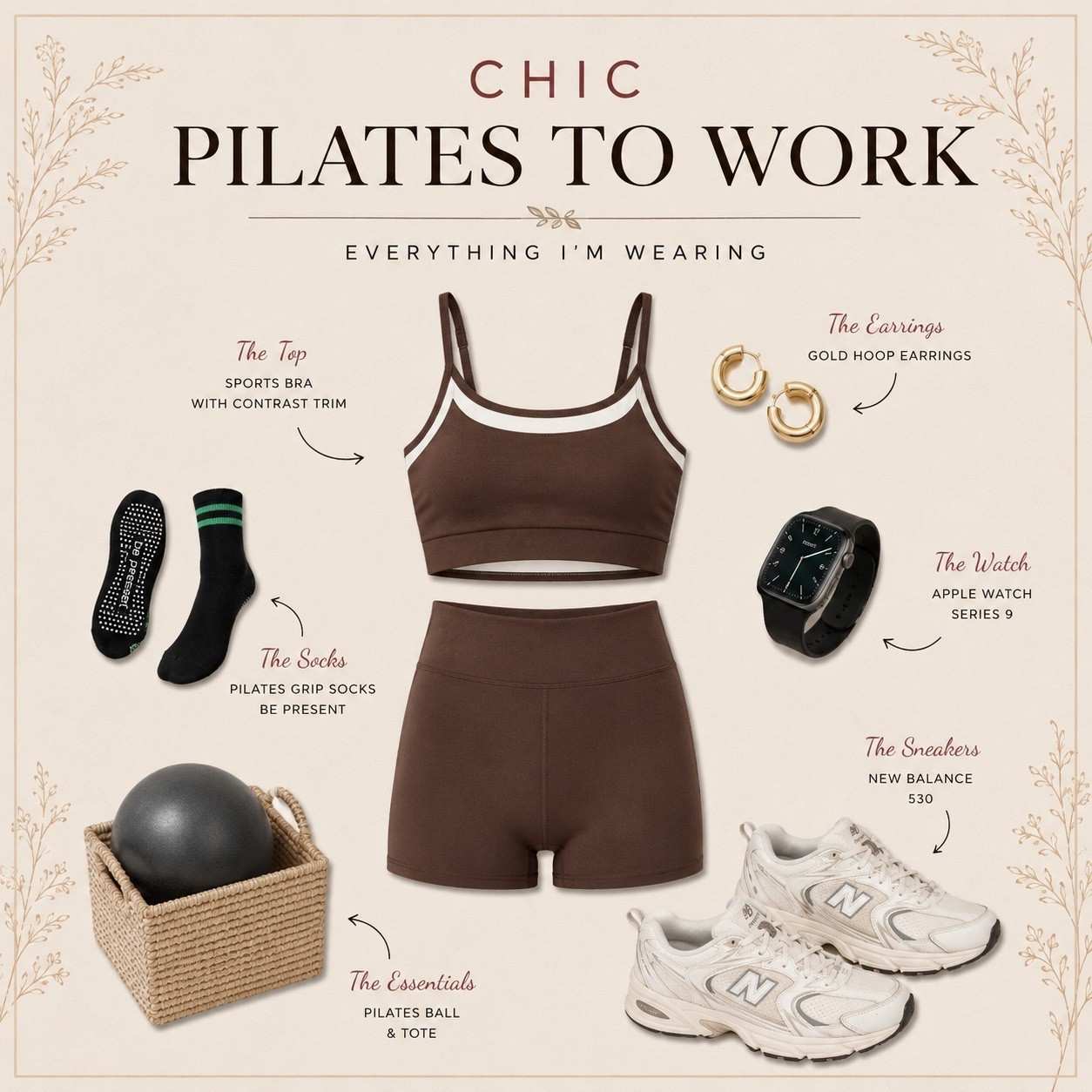Pilates, coffee, then straight to work ☕🤎

I’m all about outfits that can keep up with real life. This matching active set is comfortable enough for Pilates, polished enough to throw on a button-down or denim jacket afterward, and easy to wear the rest of the day. I linked everything I’m wearing, plus my favorite accessories and sneakers.

#LTKActive #LTKStyle #LTKFitness #LTKFinds #PilatesStyle #WorkoutOutfit #Athleisure #EverydayStyle #CapsuleWardrobe #NeutralStyle #BrownAesthetic #ComfyStyle #NewBalance #SmartRing #CoffeeRunStyle

pilates outfit, pilates style, workout outfit, matching activewear set, brown activewear, athleisure outfit, neutral outfit, coffee run outfit, chic activewear, everyday outfit, fitness fashion, capsule wardrobe, smart ring, New Balance sneakers, grip socks, gold hoops, minimalist style, comfortable outfit, transitional outfit, women’s activewear

#LTKdayinmylife #LTKActive #LTKselfcare