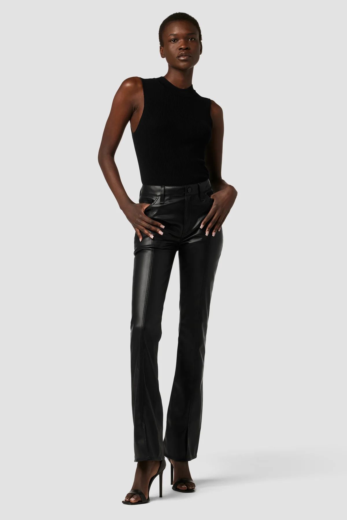 Barbara High-Rise Bootcut Petite Jean w/ Slit Hem | Hudson Jeans