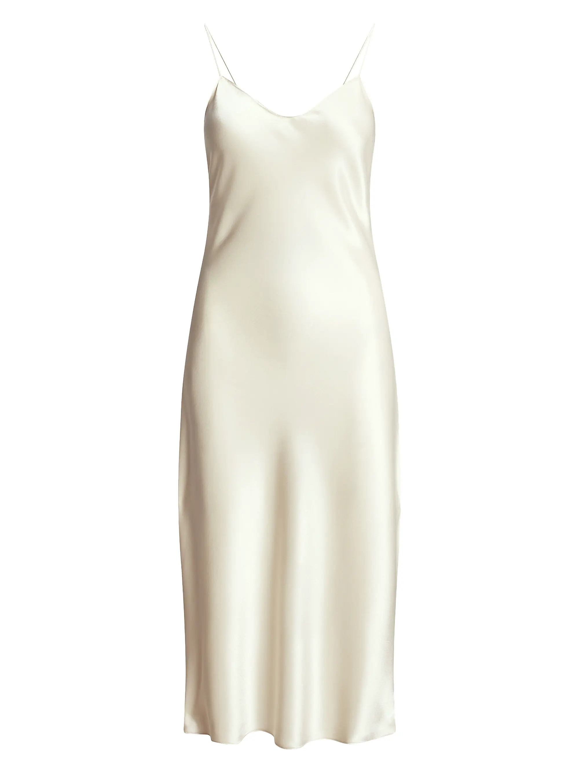Satin Slip Midi-Dress | Saks Fifth Avenue