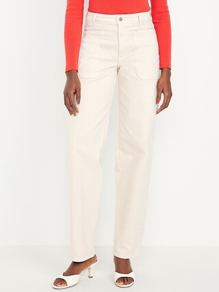 High-Waisted OG Loose Utility Jeans | Old Navy (US)