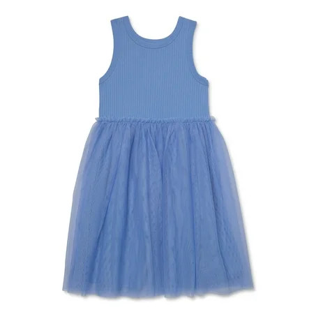 Wonder Nation Girls Tank Tutu Dress, Sizes 4-18 | Walmart (US)