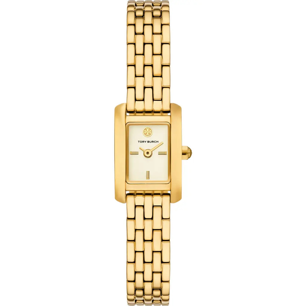 Tory Burch The Mini Eleanor Bracelet Watch, 17mm x 25mm in Gold at Nordstrom | Nordstrom