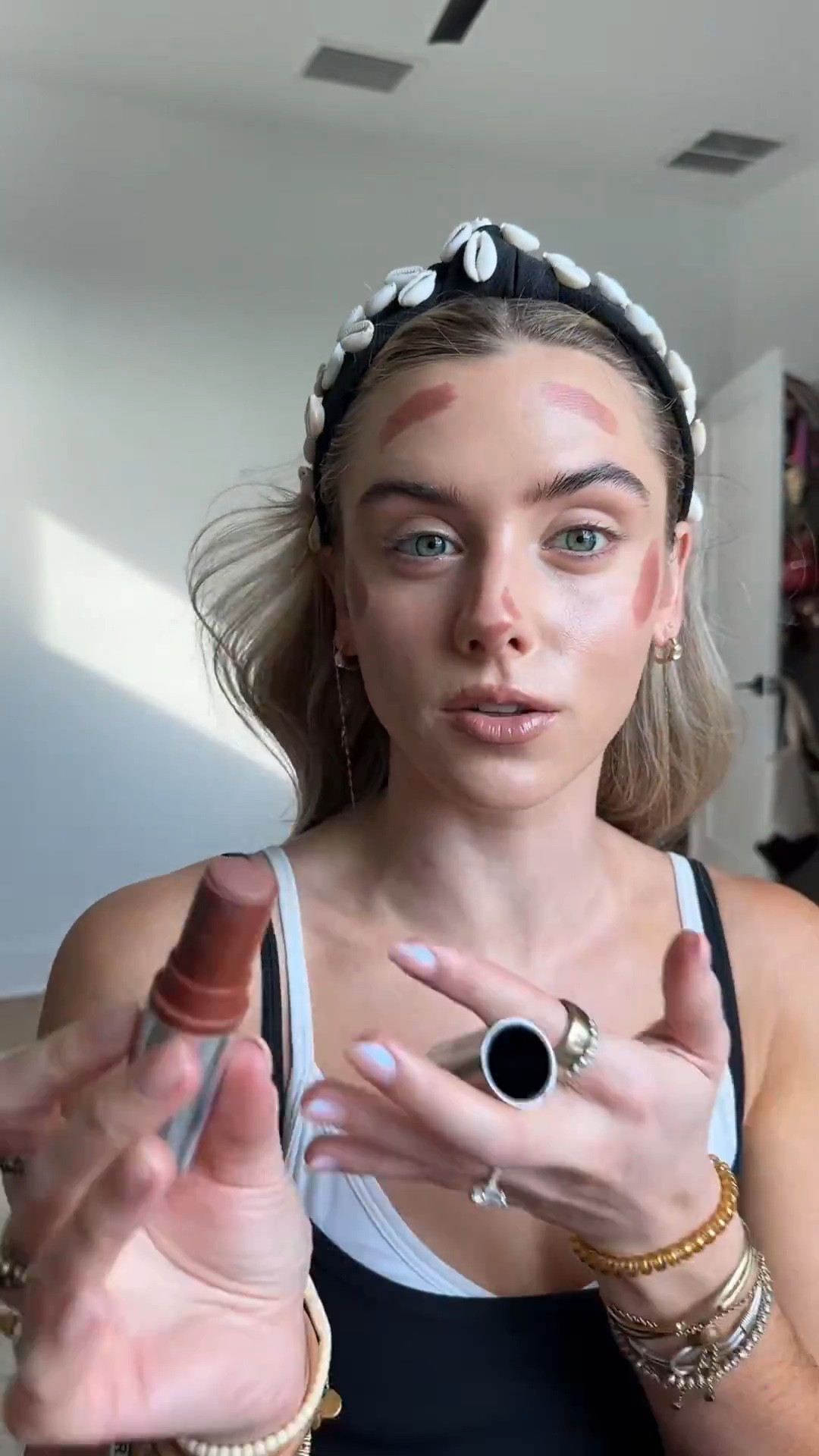 #ad this is my ideal cart for the Sephora Savings Event happening SOON at Sephora at Kohls! 👏 @Sephora  @kohls . Rouge save 20% off your purchase (4/10-4/20); VIB save 15% off your purchase (4/14-4/20); Insider save 10% off your purchase (4/14-4/20); for all members the Sephora Collection is 30% off (4/10-4/20). Use code SPRINGSALE at checkout. 😉 my picks obviously include my favorite Haus Labs Skin Tech Foundation shade 190 (winter/fall) or 200 (spring/summer). This is a fan favorite, worth the try! Go to lip combo is the Makeup Forever Lip Liner in anywhere caffeine topped with the Olehenriksen Pout Preserve Lip Peptide Treatment in Citrus Sunshine. Other lip favorites include the Lawless Lip Gloss, Ilia Beauty Lip Gloss, or Patrick Ta Gloss or Balm too!  In place of cream bronzer I used the Haus Labs Glossy Blush Stick in Glossy Cinnamon as a “blonzer”. For blushes you cannot go wrong with Patrick Ta Beauty Blush in shade she goes to the gym or she’s seductive. My Haus Labs Concealer in shade 01 fair neutral and Huda Beauty Cherry Peach Loose Setting Powder always make my complexion perfect. No surprise the Haus Labs Powder Bronzer in amber horizon medium is a fav of mine also used as an eyeshadow. Setting spray is a make or break and the Saie CitySet Setting Spray is amazing for hydrated glowy makeup. 🤗 don’t forget the Sephora Savings Event is starting soon at Sephora at Kohl’s and EVERYTHING IS ON SALE with code SPRINGSAVE. Buy online pick up in store is a game changer! #kohlspartner #sephoraatkohls 

#LTKgrwm #LTKBeauty #LTKSaleAlert