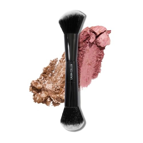 LAURA GELLER NEW YORK Dual-Ended Blush + Bronzer Brush - Blush Bronzer Contour Face Makeup Brush | Amazon (US)