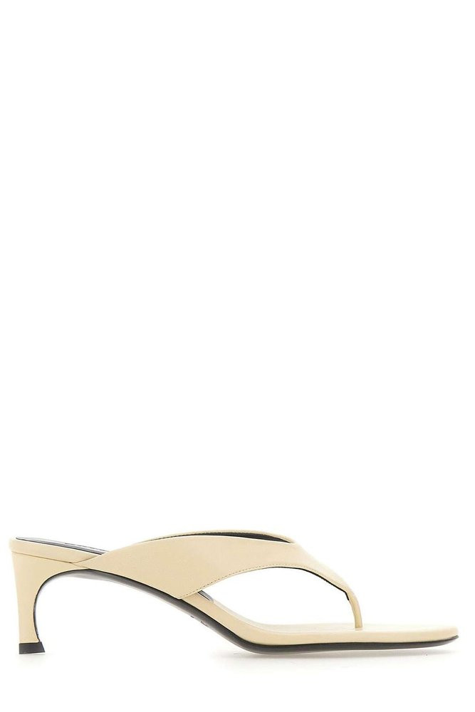 ROTATE Thong Kitten-Heel Mules | Cettire Global