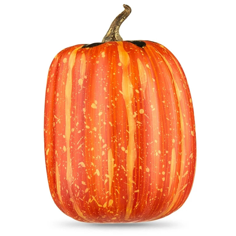 Harvest Orange Mini Foam Pumpkin Decoration, 3.5", by Way To Celebrate | Walmart (US)