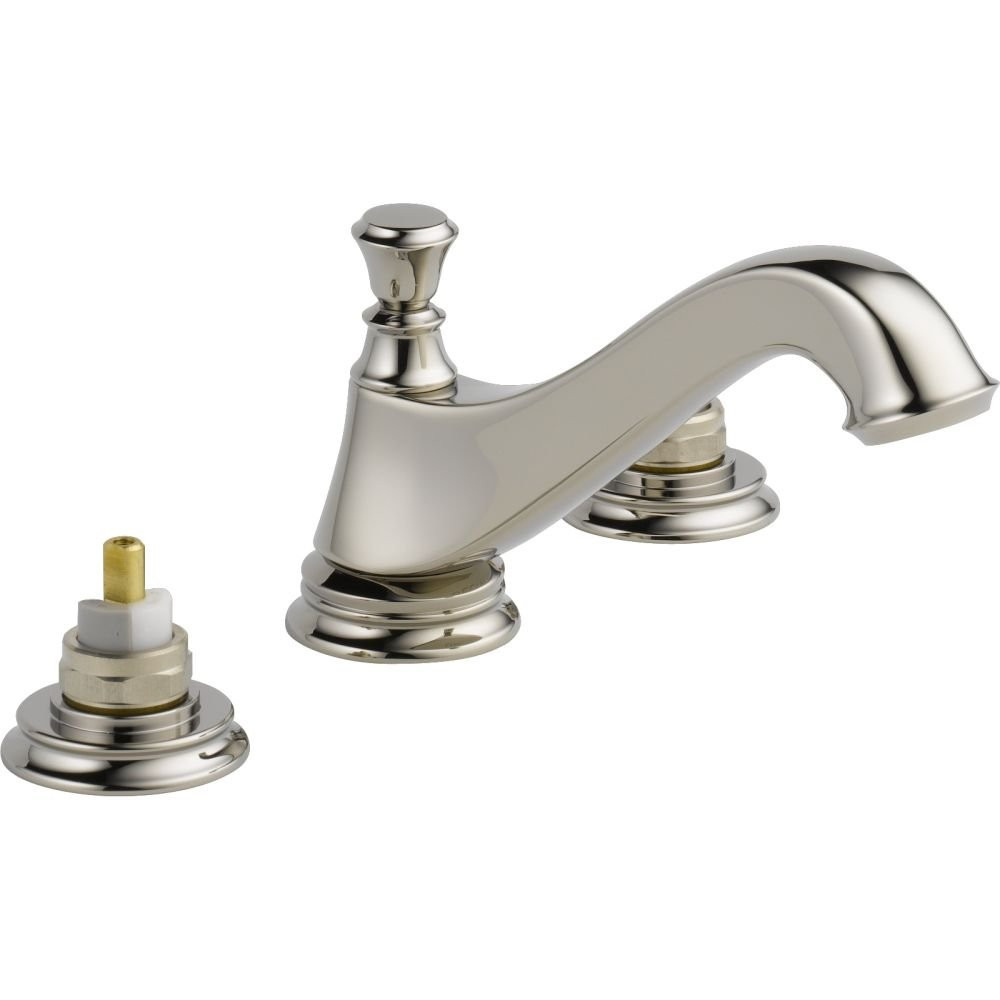 DELTA FAUCET 3595LF-PNMPU-LHP, 3.00 x 11.50 x 17.00 inches, Polished Nickel - Touch On Bathroom Sink Faucets - Amazon.com | Amazon (US)