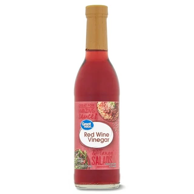 Great Value Red Wine Vinegar, 12.7 fl oz | Walmart (US)