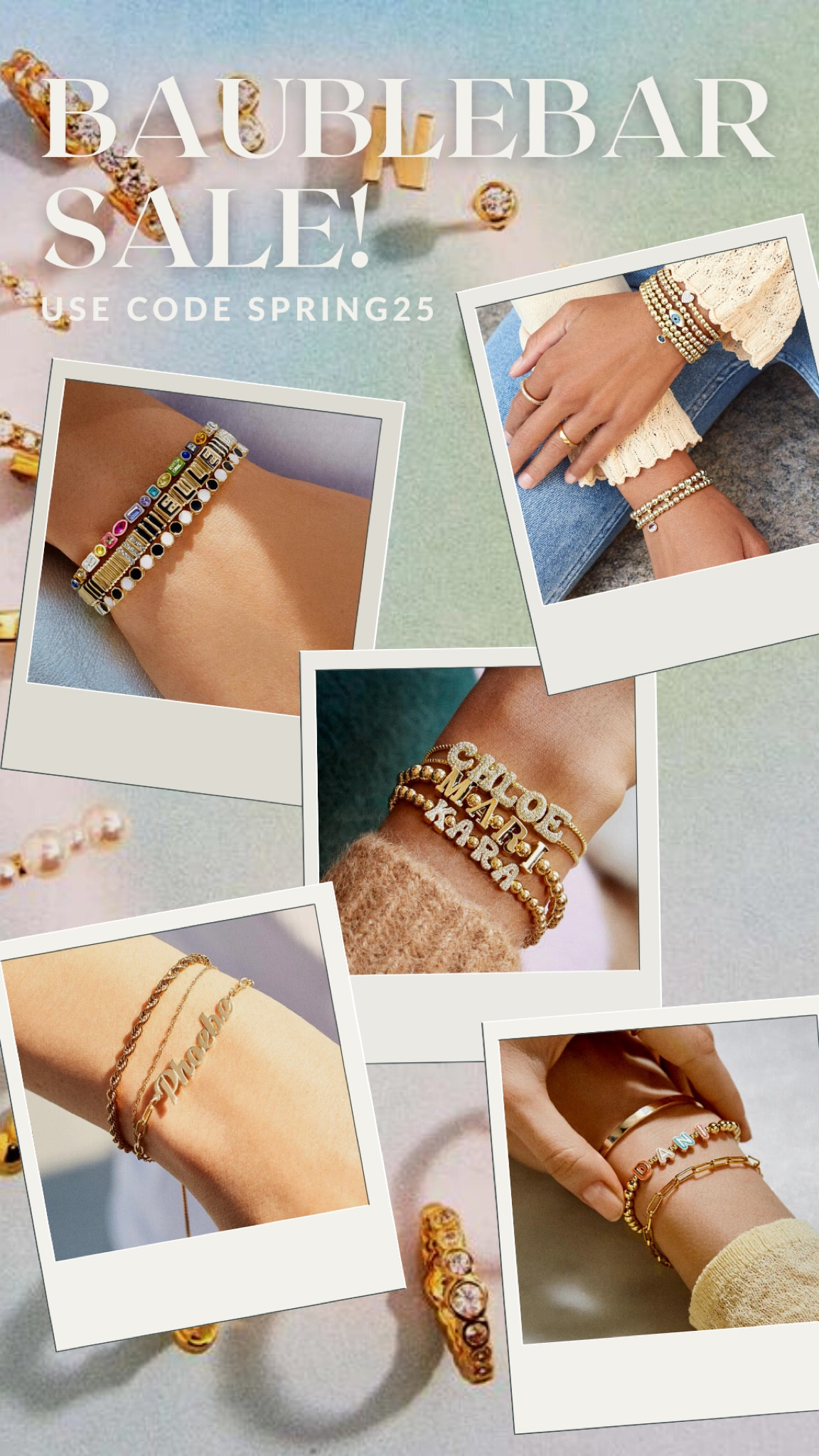 Shop the Baublebar sale and get 25% off site-wide using the code SPRING25! I’ve linked some of my favorite stacks 😍✨
#custombracelet #namebracelet #goldbracelet #goldjewelry

#LTKsalealert #LTKunder50 #LTKSale