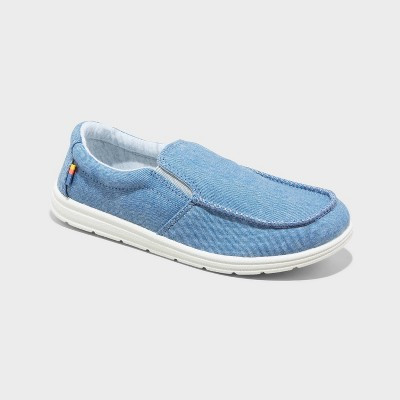 Boys' Bergen Slip-On Sneakers - Cat & Jack™ Blue Denim 6 | Target