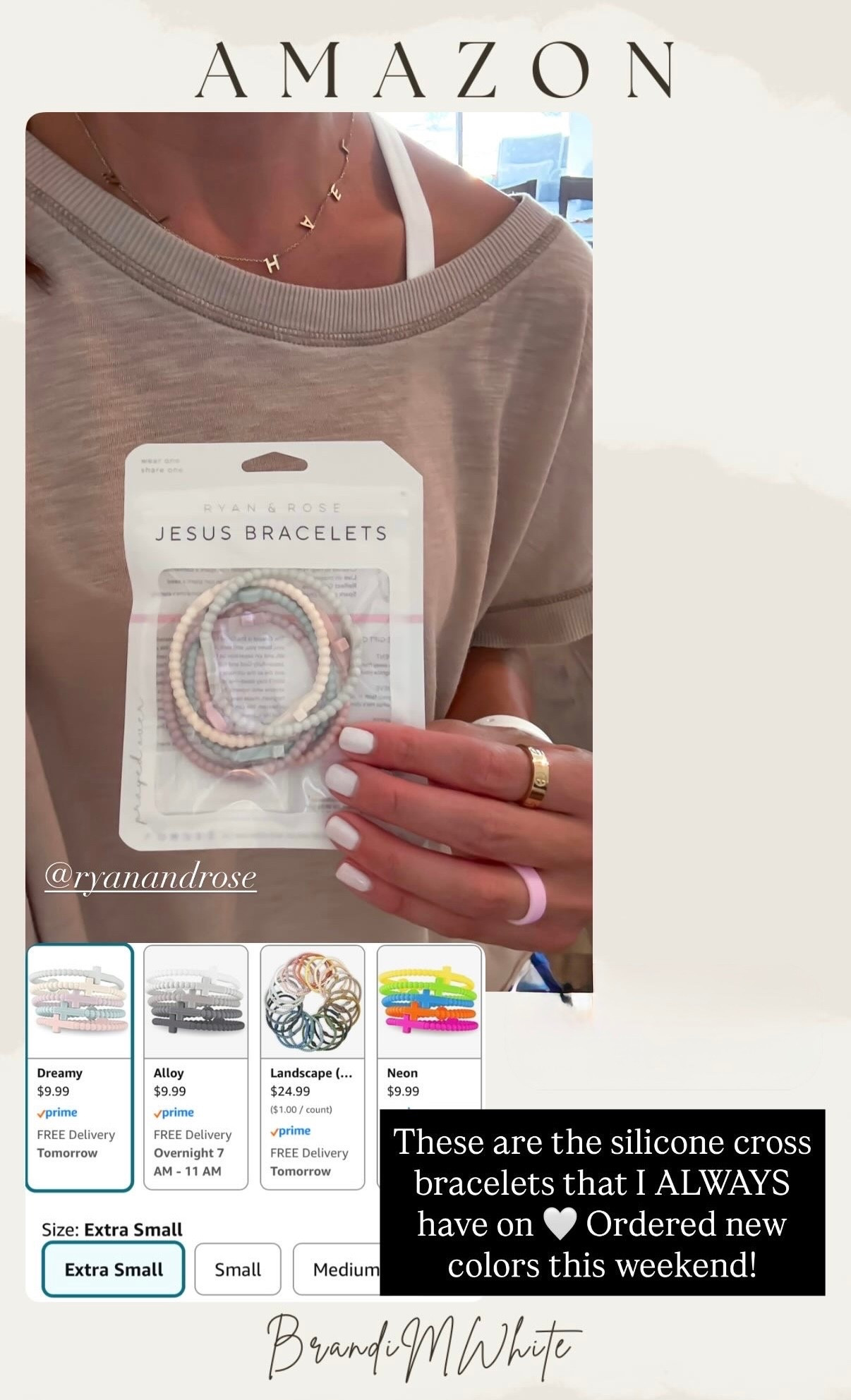 Amazon silicone cross bracelets 