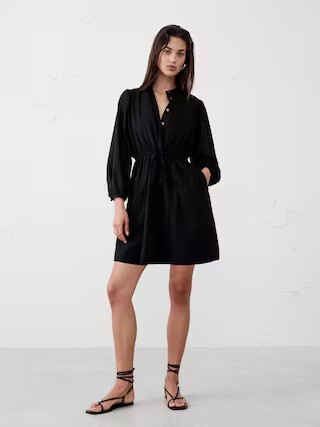 Voile Mini Shirtdress | Banana Republic Factory | Banana Republic Factory