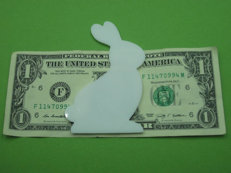 Precut Stained Glass, Precut Glass Rabbit, Coe 96, Bunny Rabbit Cut Out, White Opaque Glass, Prec... | Etsy (US)