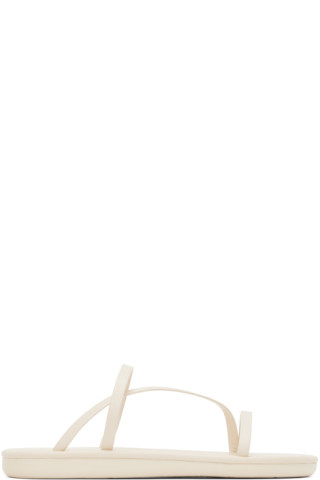 Ancient Greek Sandals - Off-White Parthena Sandals | SSENSE