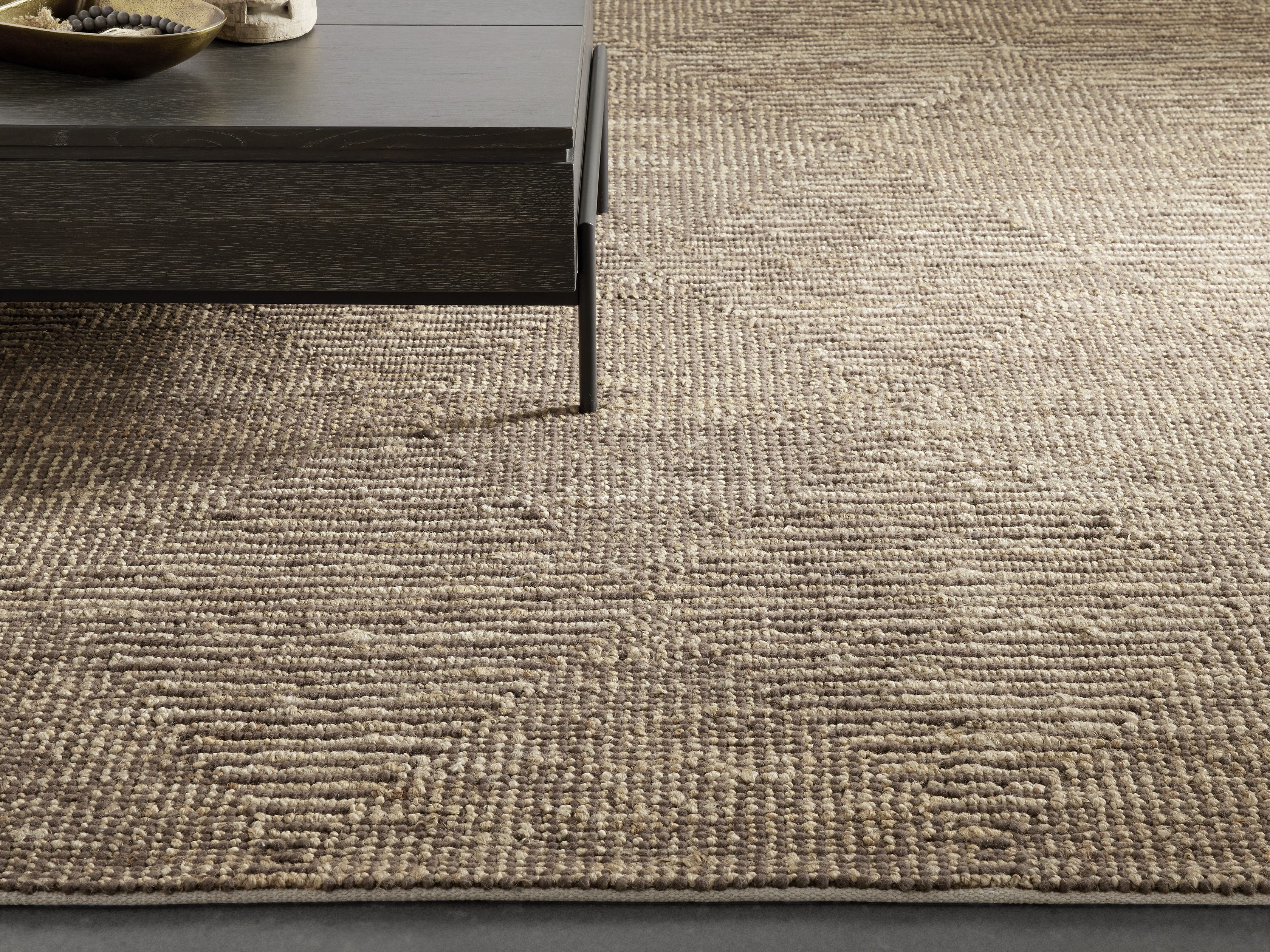 Ashton Handwoven Rug in Brown | Arhaus