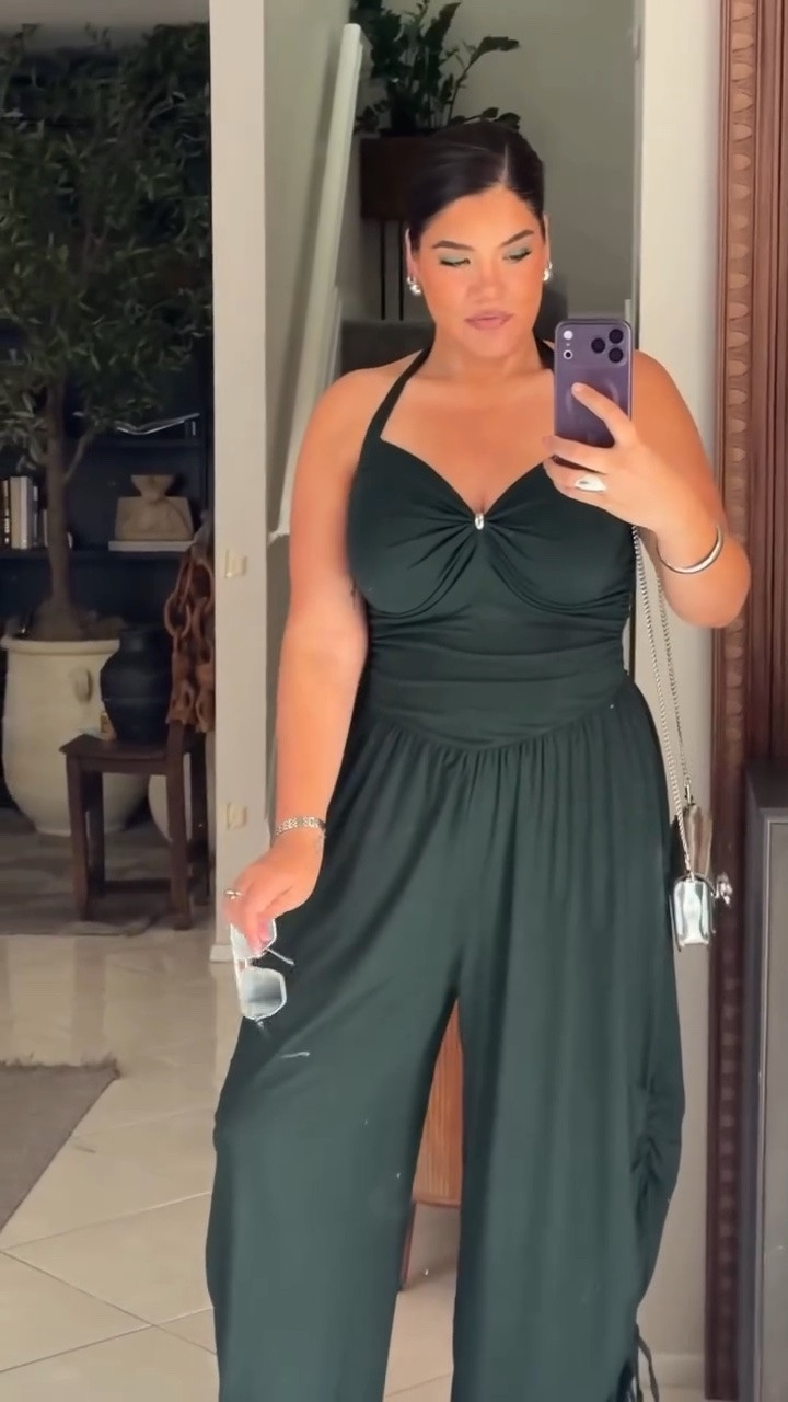 Circled back and bought it in black too 😍 *i cinched the top with an earring*

Shades are @12pmstudios 

I’m wearing the xlarge (definitely could’ve done the large). 190lbs 5’9” usually between a size 12 and 14. Comes in other colors too! 

Outfit of the Dia, Outfit of the Day,  Summer dresses. Jeans and a cute top, Midsize style, Date night , Coach, Junpsuits , Easy to wear , comfortable outfits

#LTKootd #LTKmomlife #LTKOver40