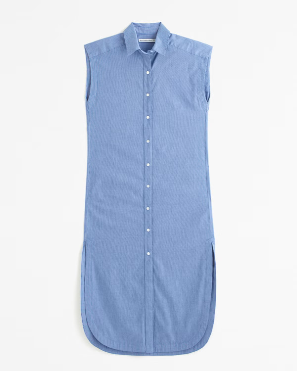 Women's Button-Through Midi Shirt Dress | Women's Dresses & Jumpsuits | Abercrombie.com | Abercrombie & Fitch (US)