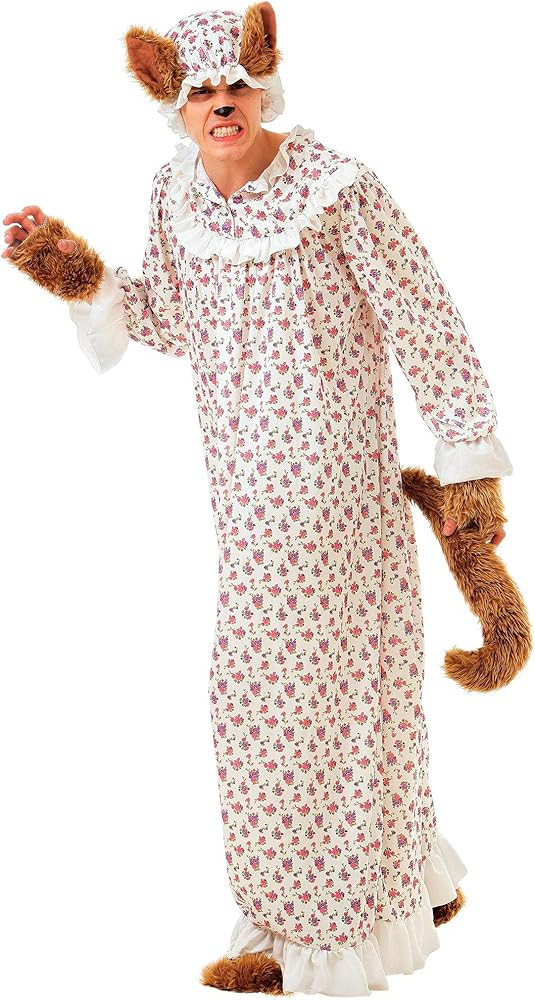 Big Bad Wolf Funny Halloween Costume, Unisex - Adult Fairy Tale Dressup | Amazon (US)