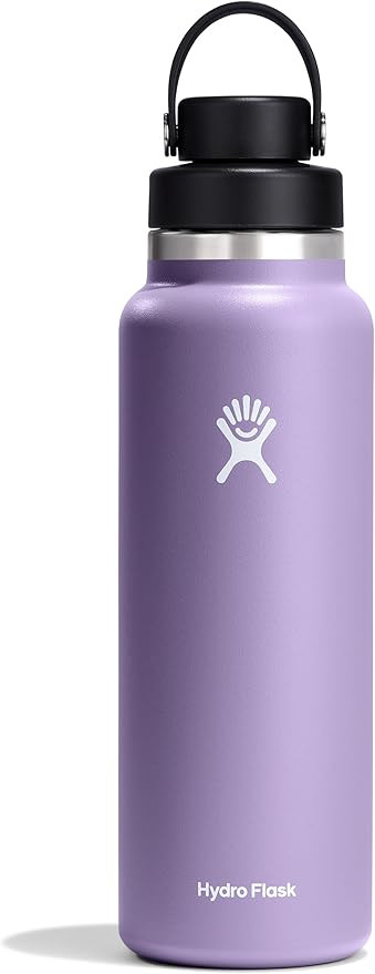 HYDRO FLASK Wide Mouth Chug Cap vacuum insulated stainless steel water bottle with leakproof clos... | Amazon (US)