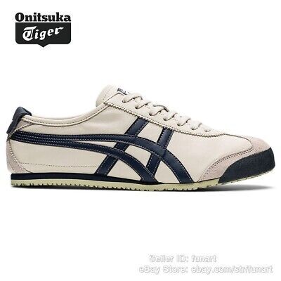 Onitsuka Tiger MEXICO 66 Sneakers - Classic Unisex Shoes Birch/Peacoat 1183C102 | eBay US