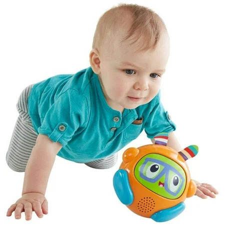Fisher-Price Bright Beats Spin & Crawl Tumble Ball Franky Beats | Walmart (US)