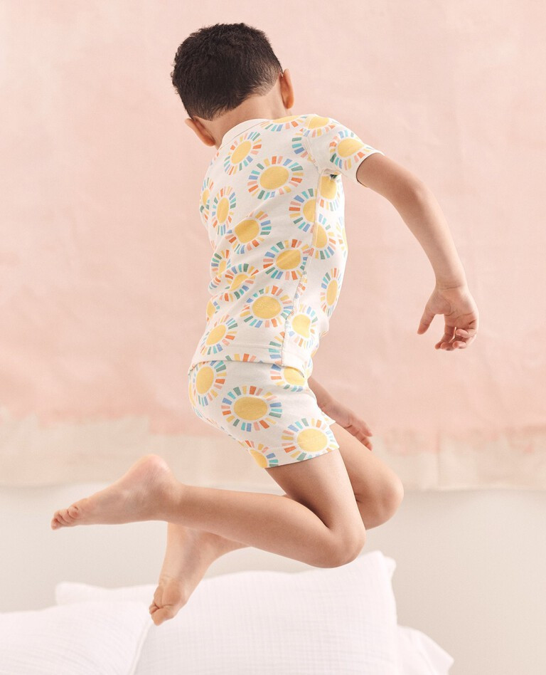 Print Short John Pajama Set | Hanna Andersson