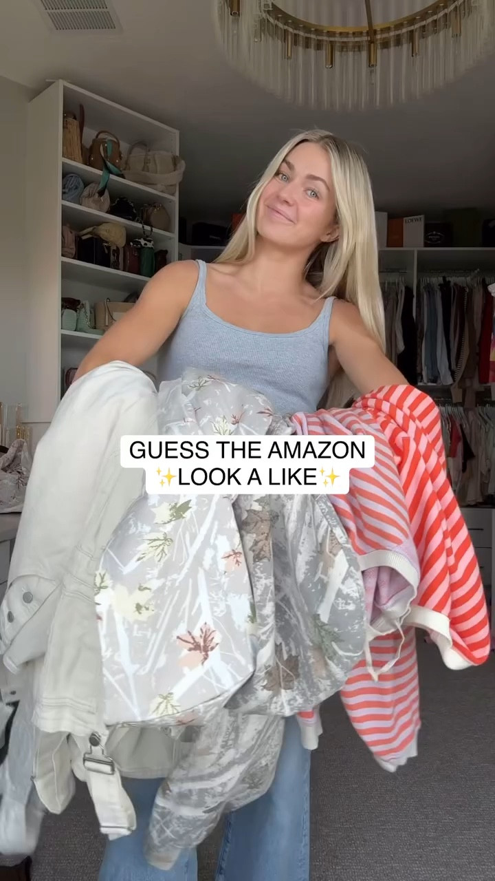 Guess the Amazon lookalike!

#LTKFindsUnder50 #LTKVideo #LTKStyleTip
